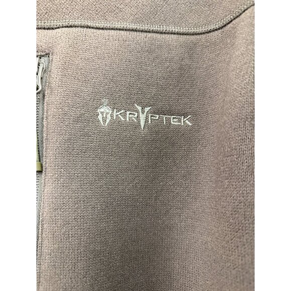 Kryptek Mens Medium Full-Zip OD Green Hooded Fleece Jacket NWOT Mens Medium - Picture 3 of 6